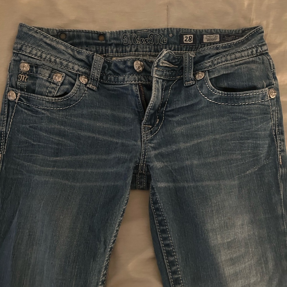 Miss Me Blue Boot Cut Jeans Classic Style